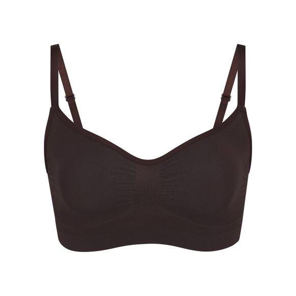 Skims Seamless Sculpt Bralette Espresso Brown Small / Medium Slimming Shapewear - Picture 2 of 8